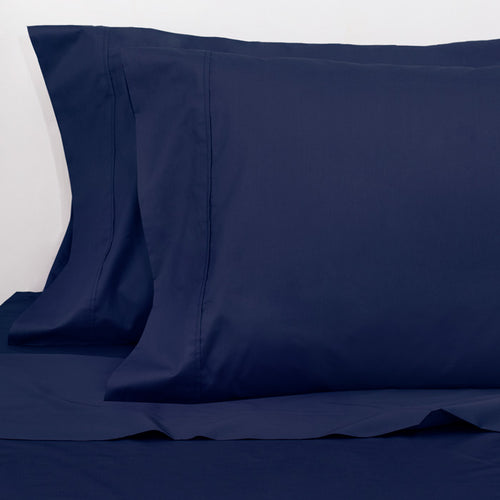 Navy Blue 400 Thread Count Pillowcase Pair