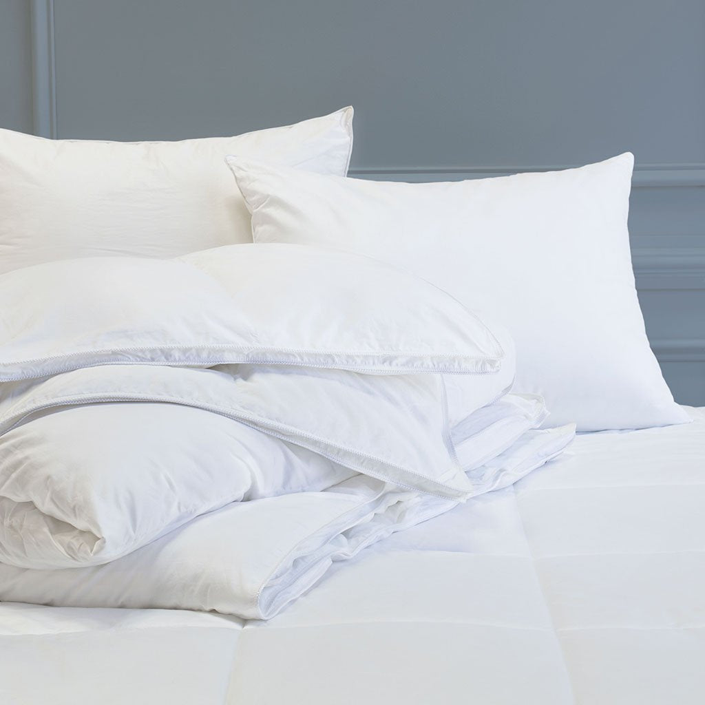 Twin/Twin XL Westport 300 Thread Count Cotton Percale Luxury Down  Alternative Duvet Comforter