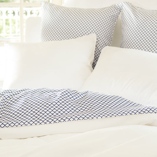 Blue Page Duvet Cover