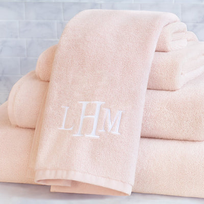 Oversized Monogrammed Plush Luxury Bath Sheet