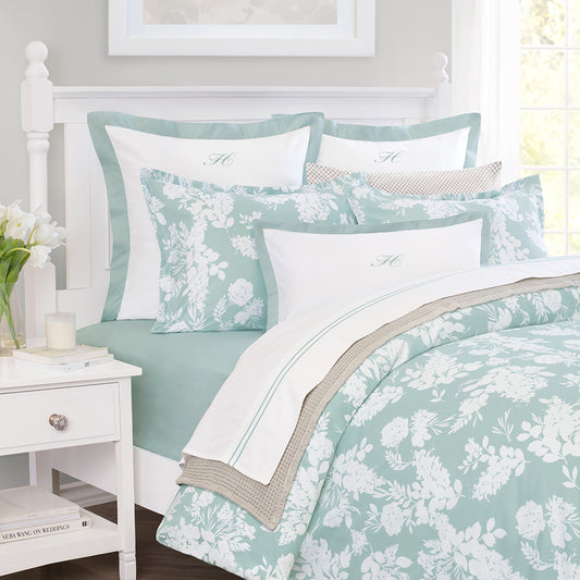 Madison Seafoam Green Duvet Cover