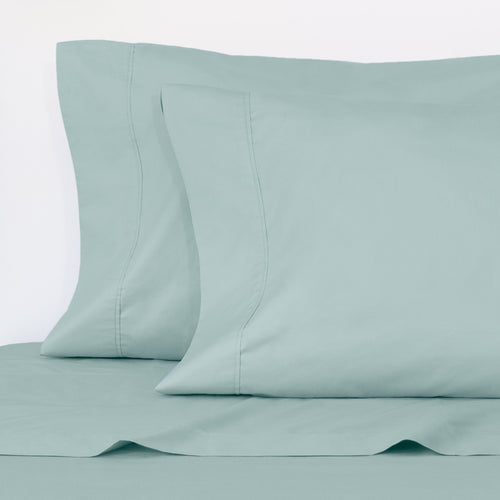 Seafoam Green 400 Thread Count Pillowcase Pair