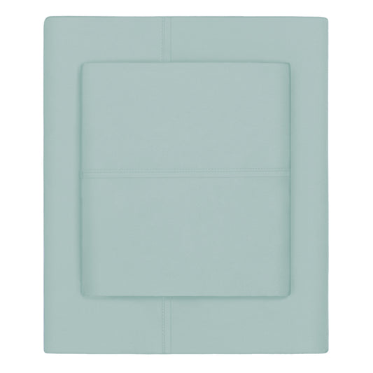 Seafoam Green 400 Thread Count Sheet Set (Fitted, Flat, & Pillow Cases)