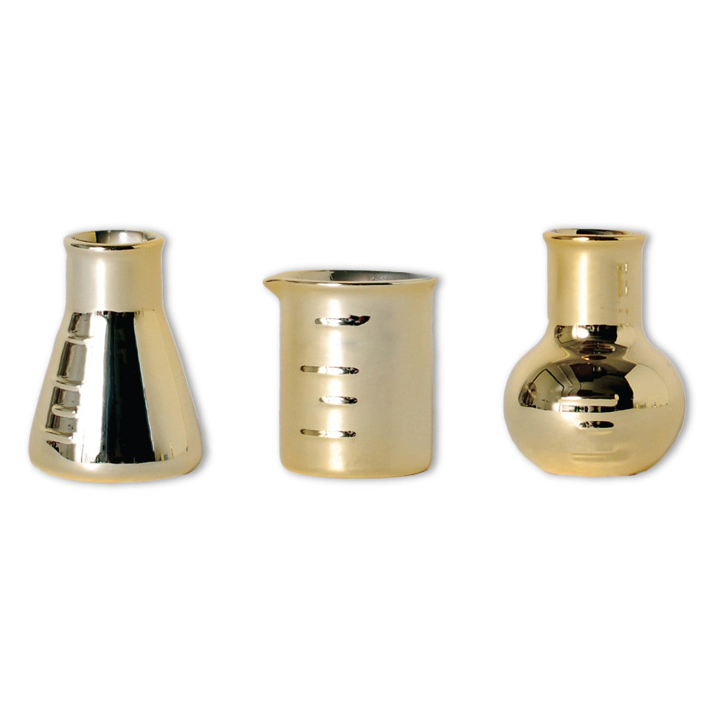 The Gold Shot Glass Trio