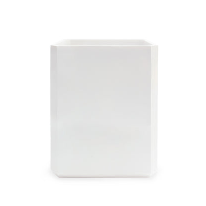 Alpine White Bath Accessories, Waste Basket