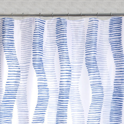 The Blue Seagrass Shower Curtain