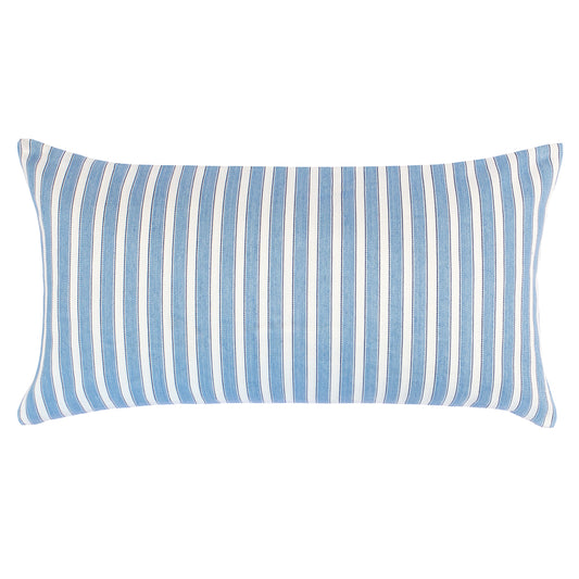 The Blue Striped Throw Pillow