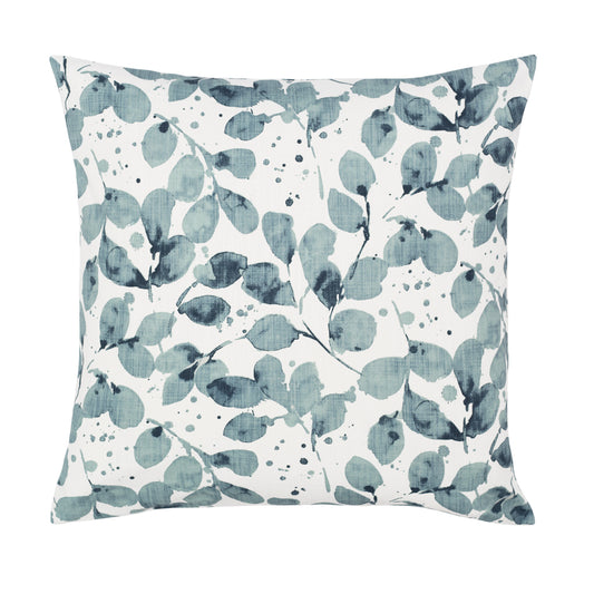 The Green Eucalyptus Square Throw Pillow