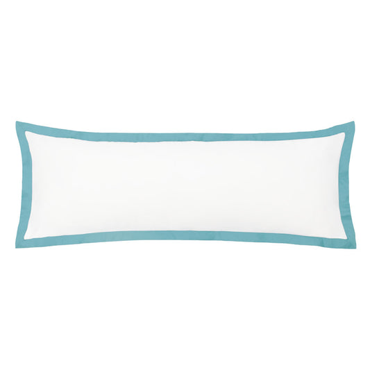 The Linden Turquoise Extra Long Lumbar Throw Pillow