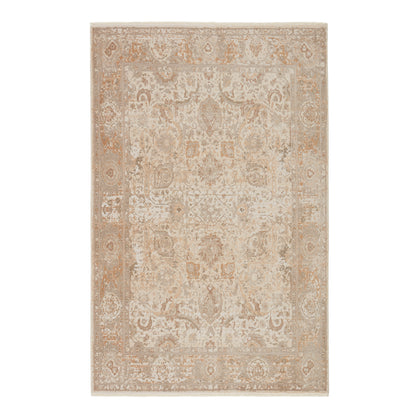 The Calista Distressed Damask Rug