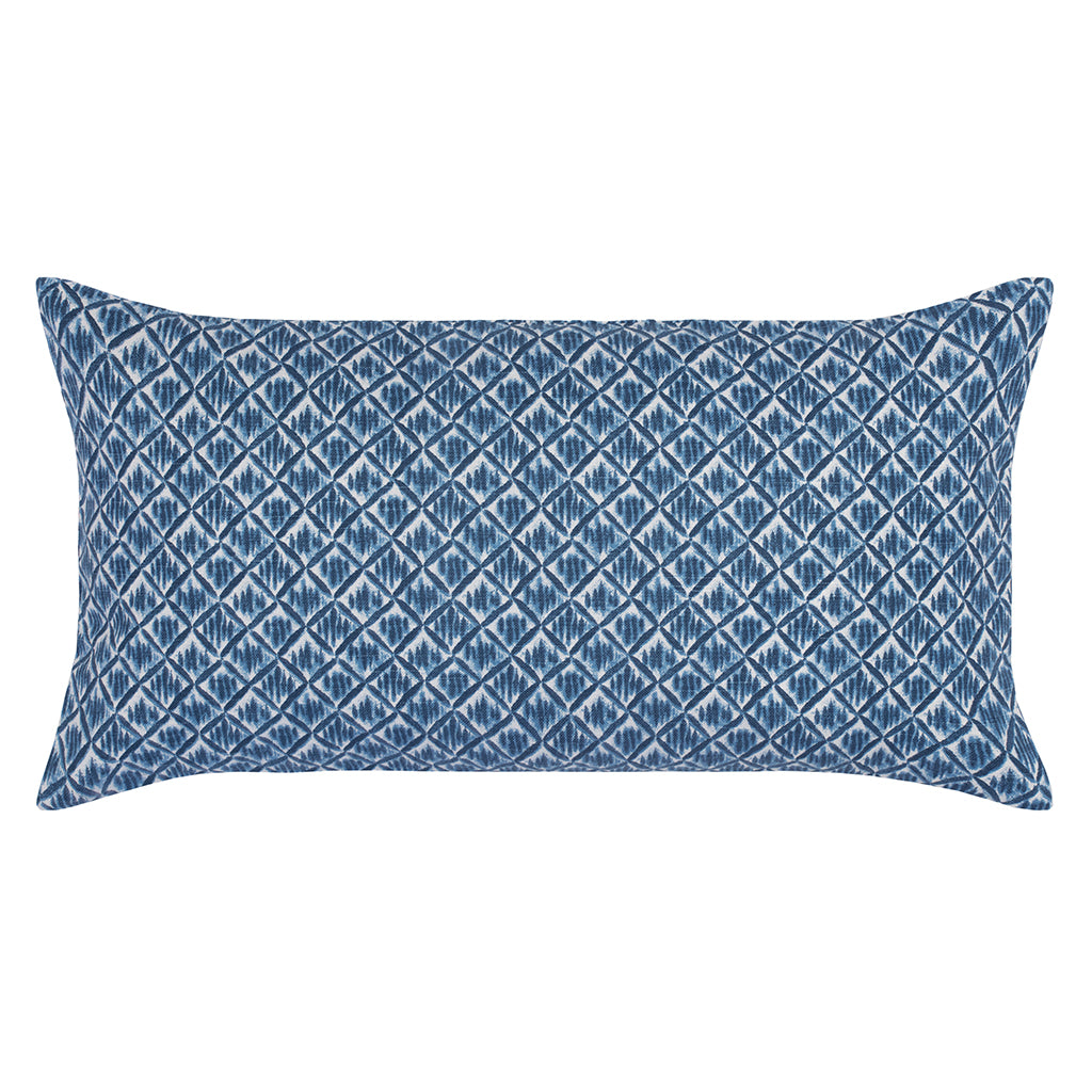 The Navy Modern Diamonds Throw Pillow