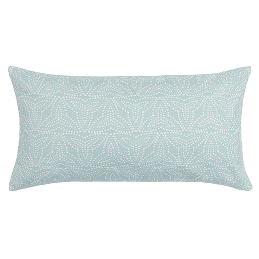 The Seafoam Trillium Throw Pillow