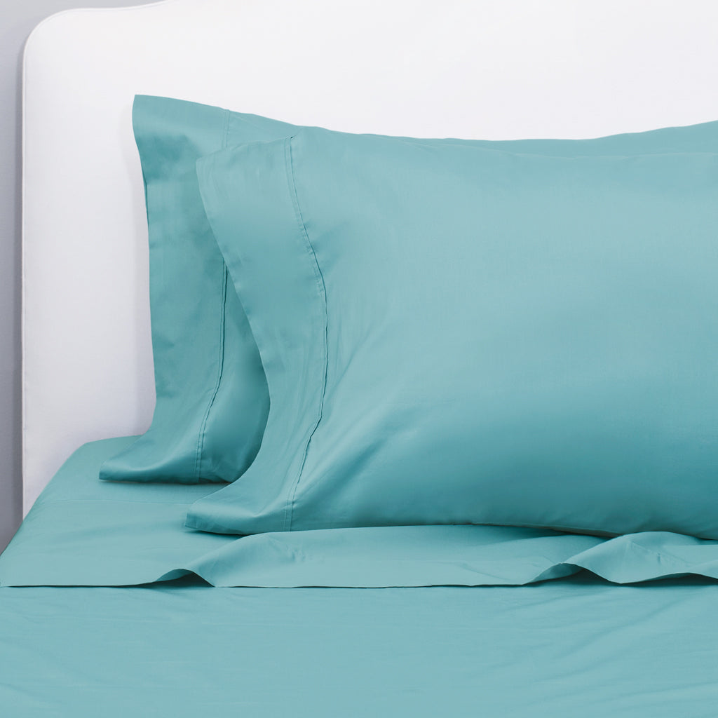 Turquoise 400 Thread Count Fitted Sheet