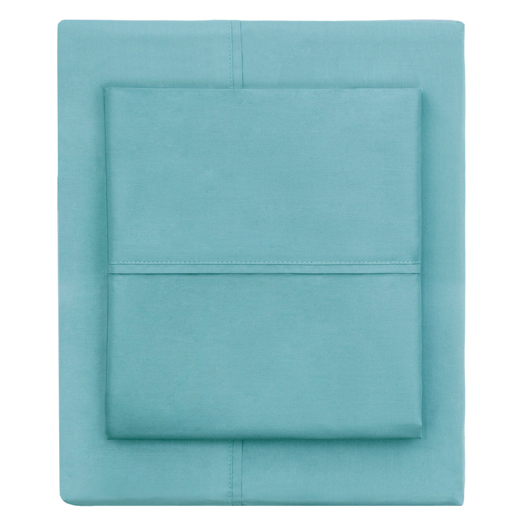 Turquoise 400 Thread Count Fitted Sheet