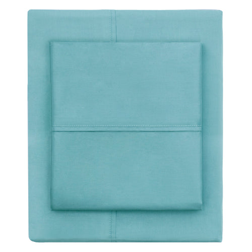 Turquoise 400 Thread Count Sheet Set (Fitted, Flat, & Pillow Cases)