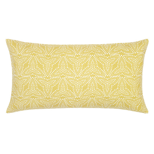 Trillium Yellow Throw Pillow