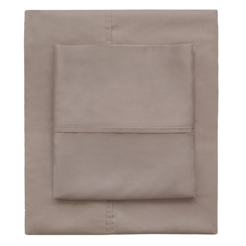 Hazelnut 400 Thread Count Sheet Set 2 (Fitted Sheet & Pillow Cases)