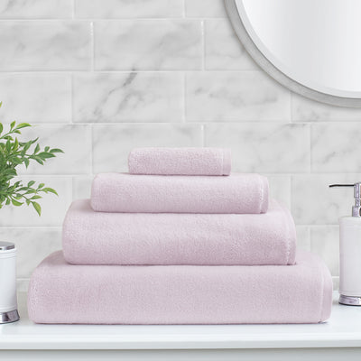Plush White Towel Essentials Bundle (2 Wash + 2 Hand + 2 Bath