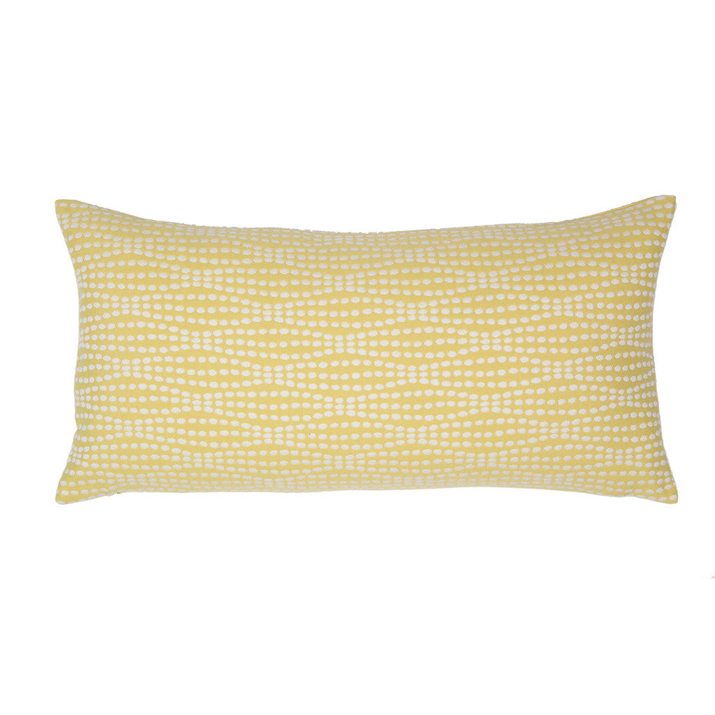 The Yellow Dots Throw Pillow