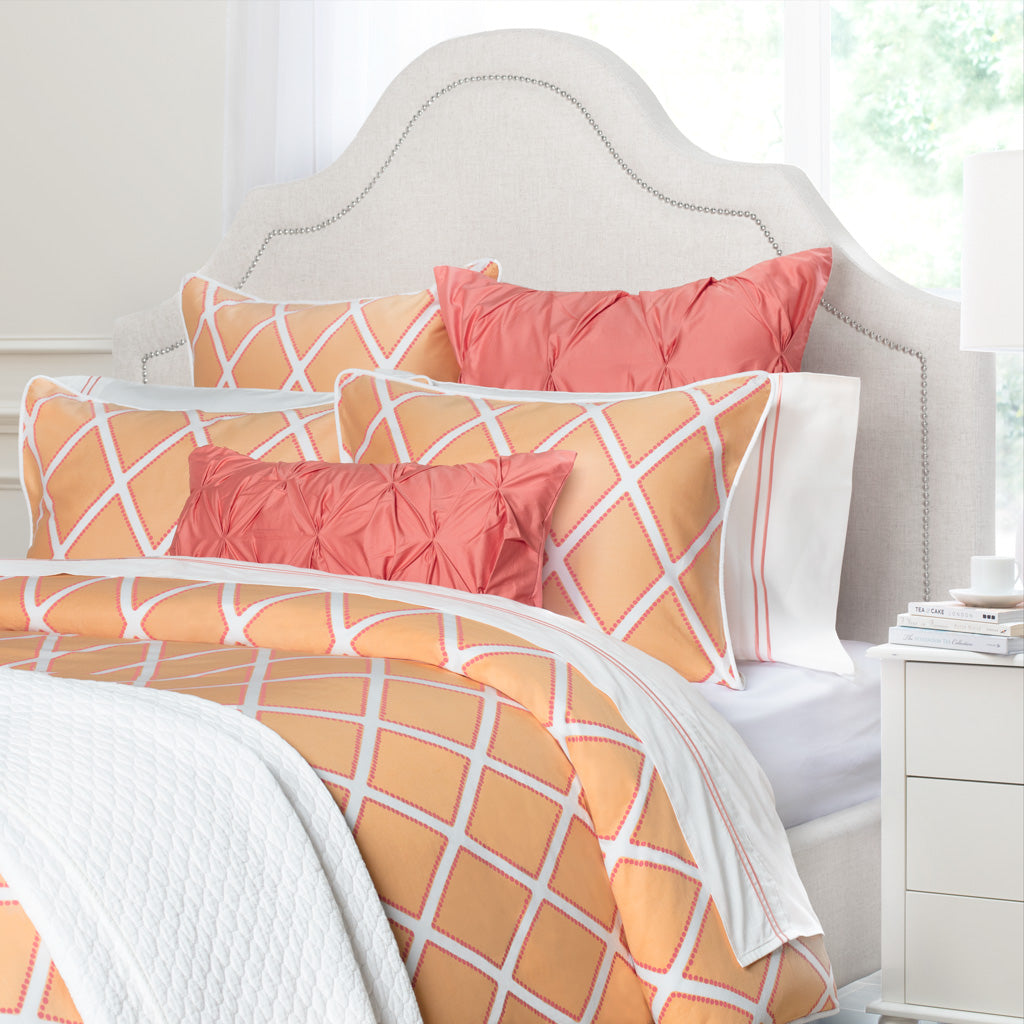 The Coral Lines Embroidered Sheet Set