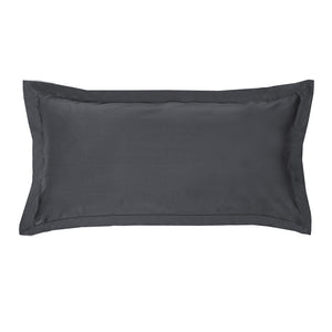 Peninsula Charcoal Grey Throw Pillow 12 x 24 Throw Pillows