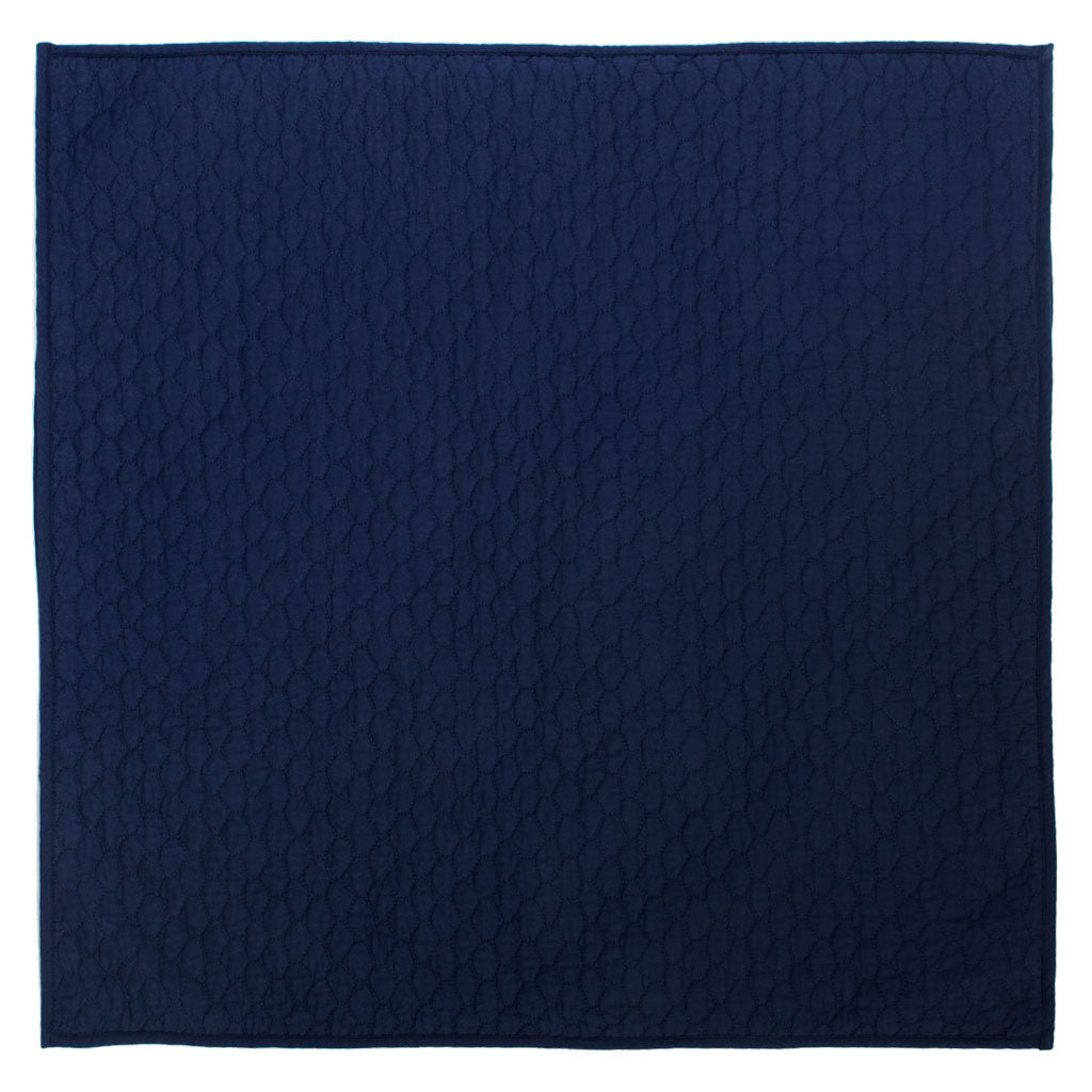 Navy blue quilted euro sham hotsell