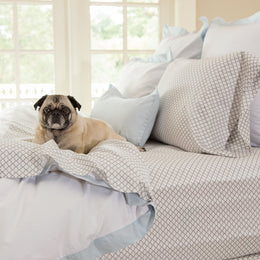 Grey Cloud Sheet Set (Fitted, Flat, & Pillow Cases)