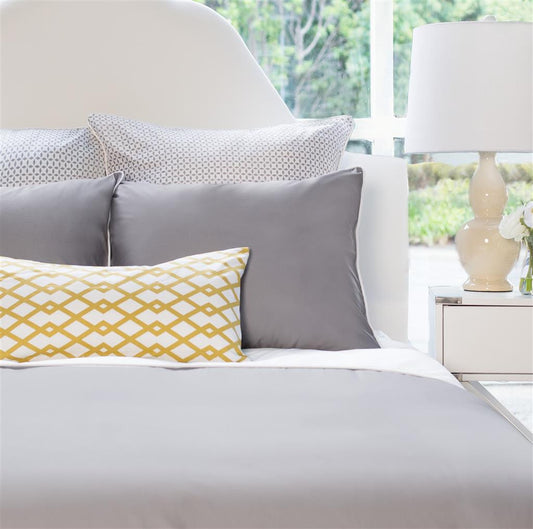 English Grey Hayes Nova Duvet Cover