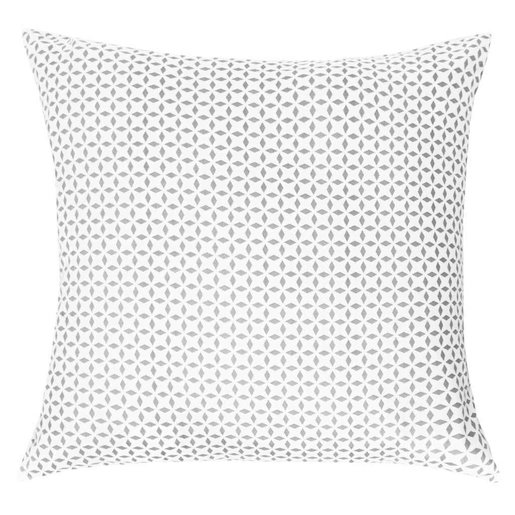 The Grey Morning Glory Throw Pillow