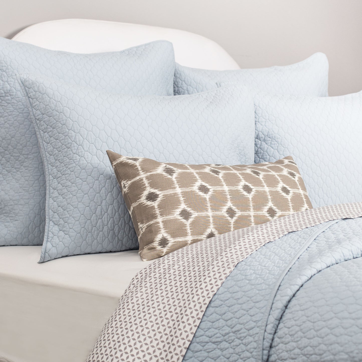 The Cloud Light Blue Quilt & Sham