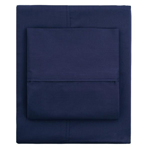 Navy Blue 400 Thread Count Sheet Set 2 (Fitted & Pillow Cases)