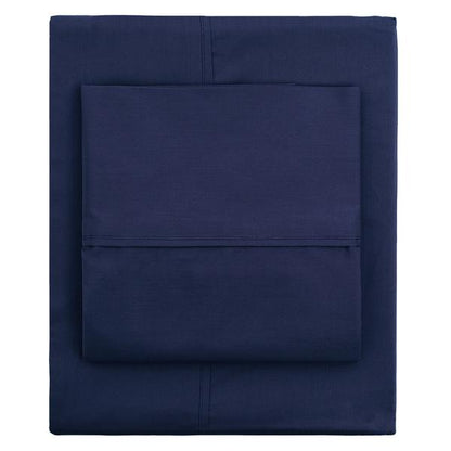 Navy Blue 400 Thread Count Sheet Set (Fitted, Flat, & Pillow Cases)