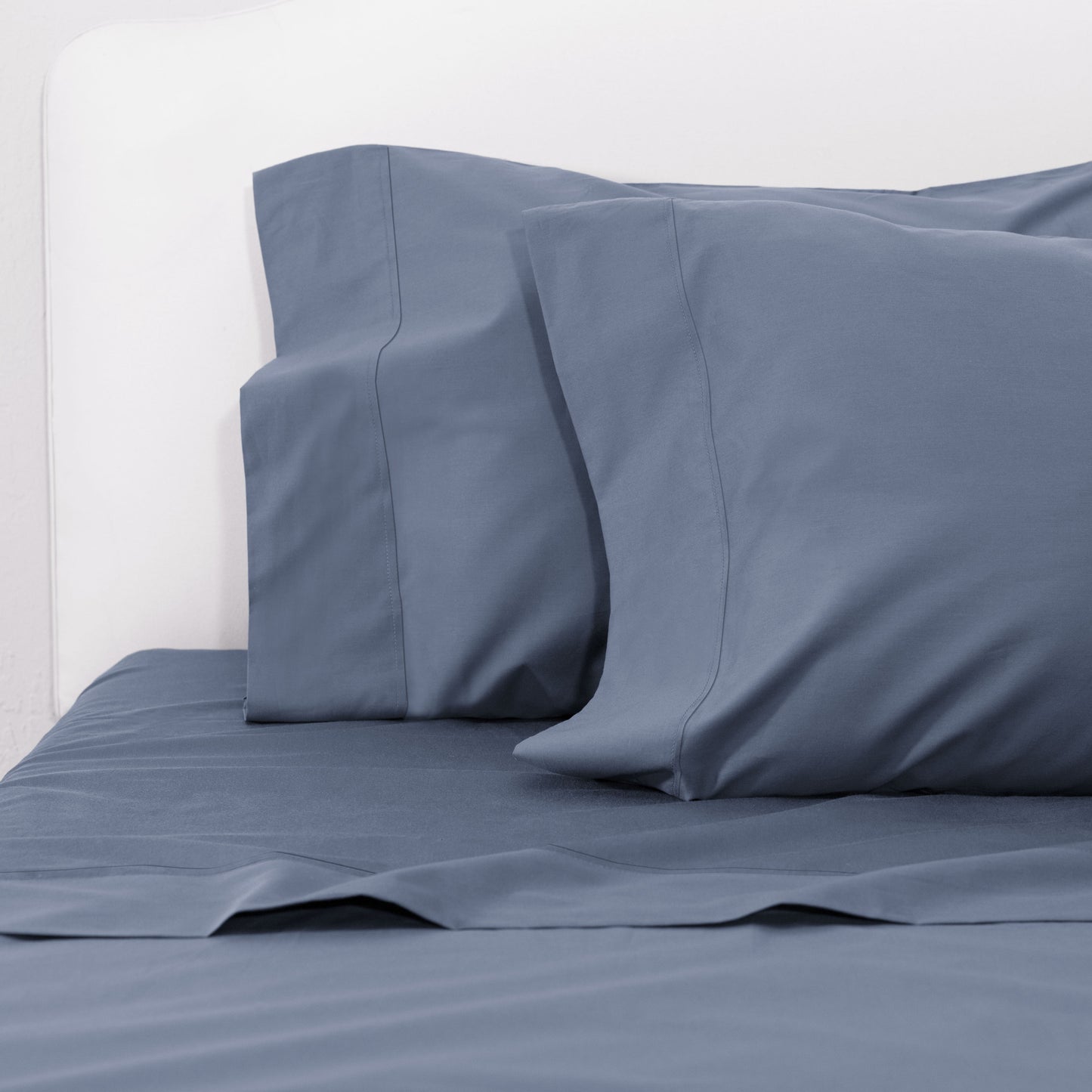 The Slate Blue 400 Thread Count Sheets