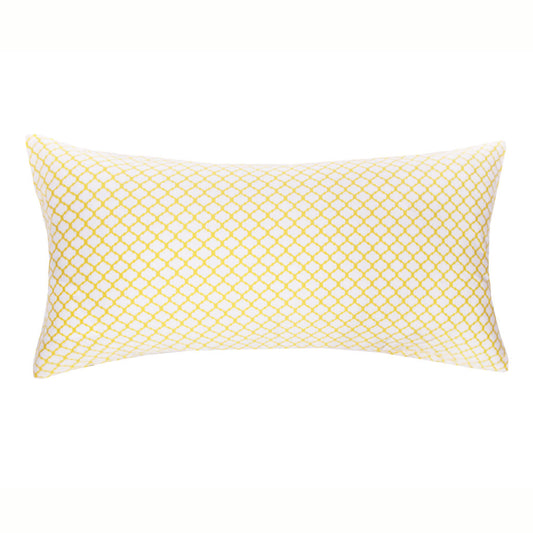 Yellow Cloud Throw Pillow